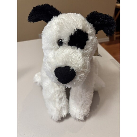 Toys R Us Animal Alley Plush Puppy Dog Black and White Stuffed Animal Toy - Picture 13 of 13